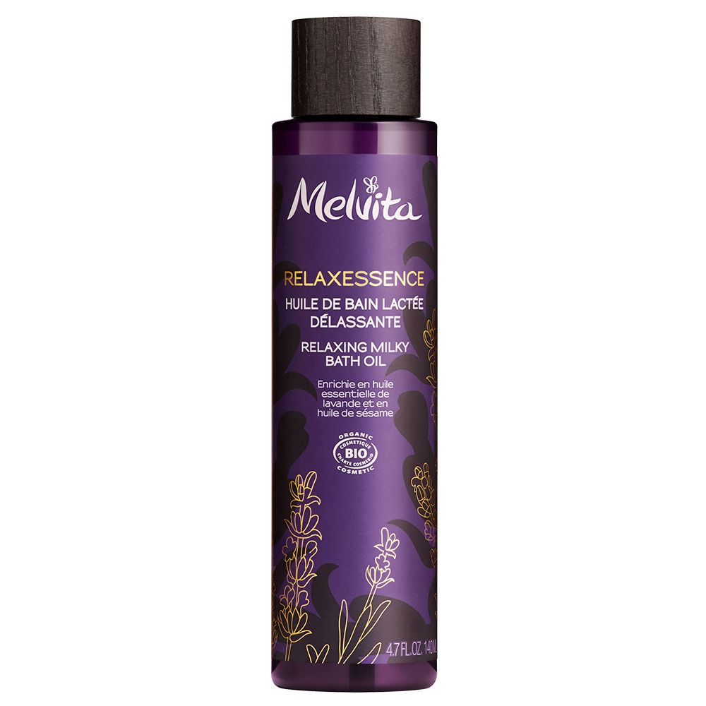 Melvita - Relaxessence huile de bain lactée - 140 ml