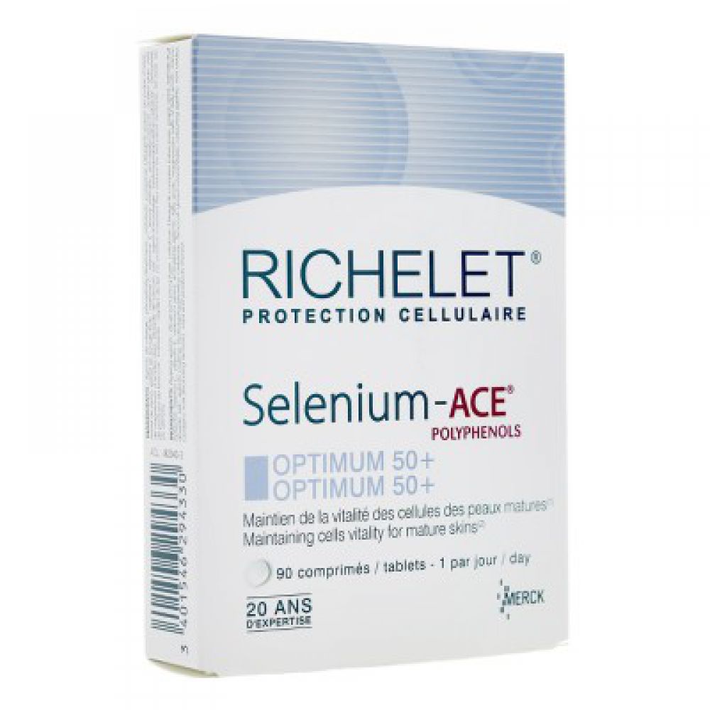 Richelet Protection Cellulaire - Selenium - ACE polyphenols Optimum 50+