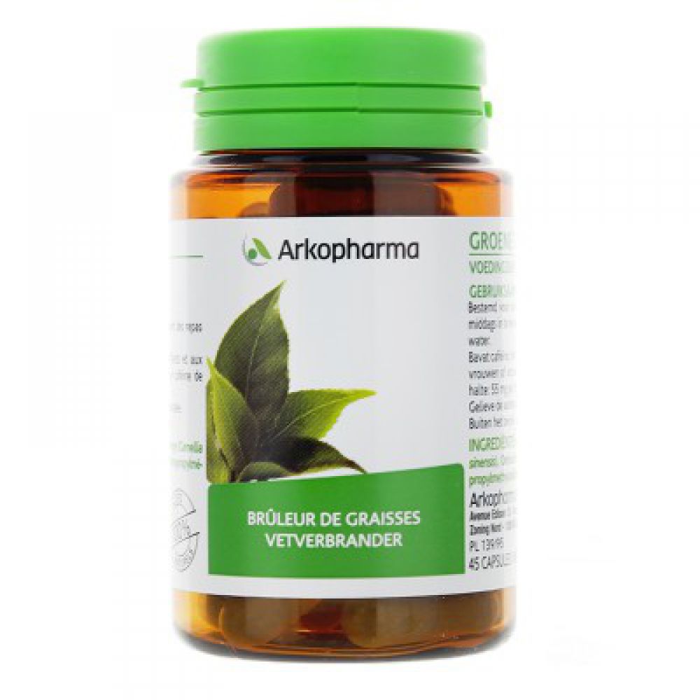 Arkopharma - Thé vert Brûleur de graisses - 45 gélules