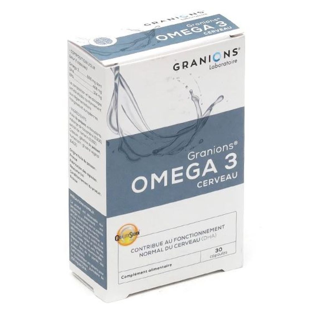 Granions - Omega 3 cerveau - 30 capsules