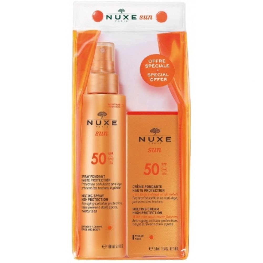 Nuxe Sun - Trousse spray + crème fondante SPF 50