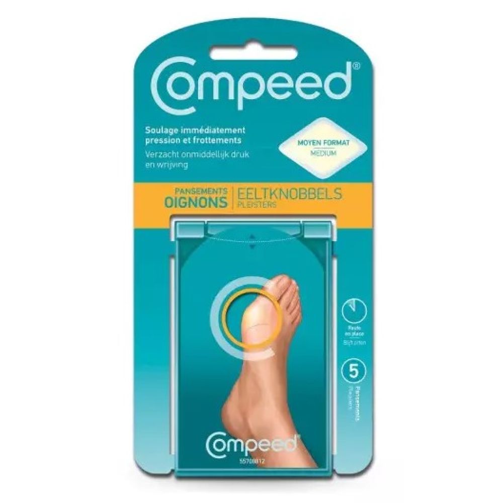 Compeed - Pansements Oignons moyen format - 5 pansements