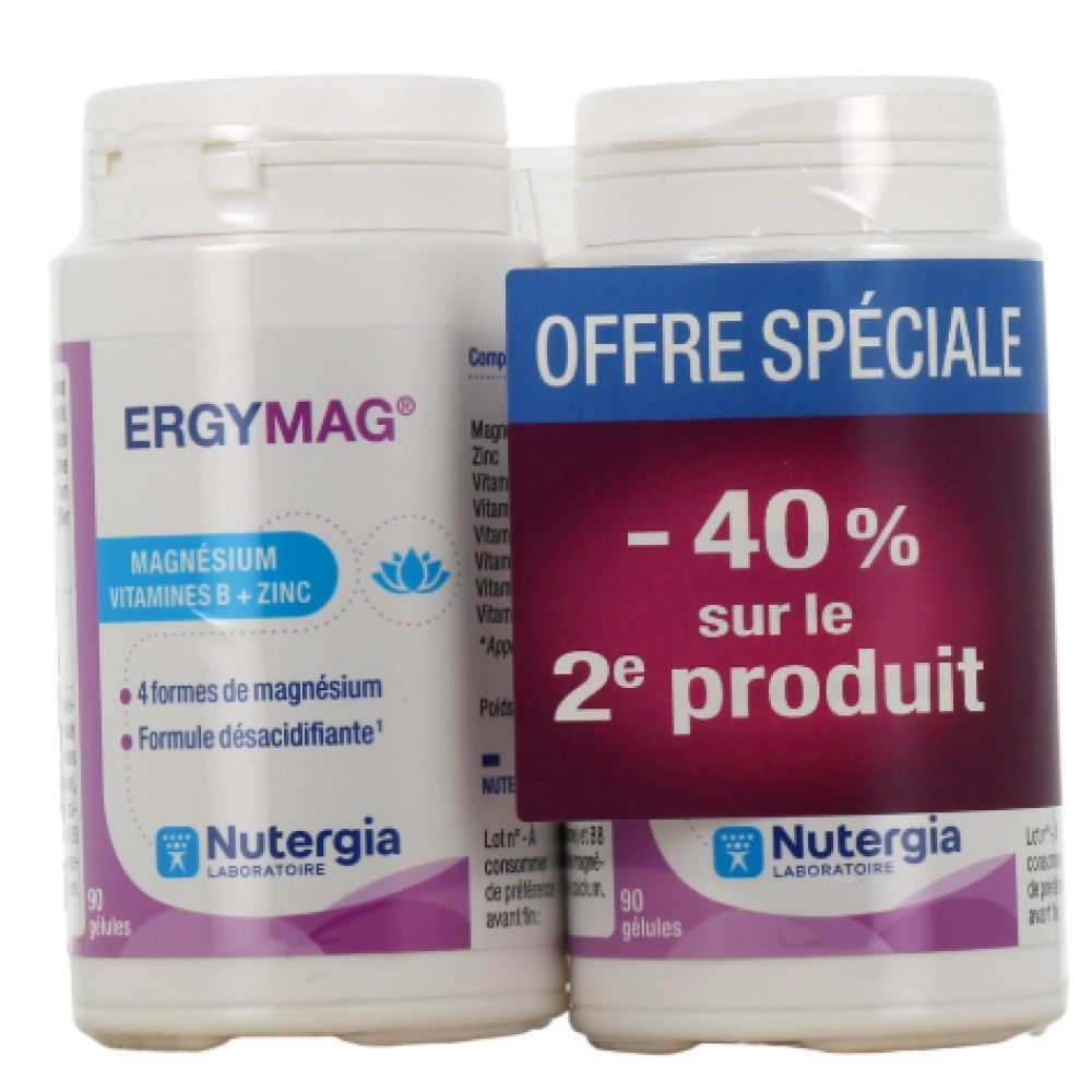 Nutergia - Ergymag - 2x90 gélules