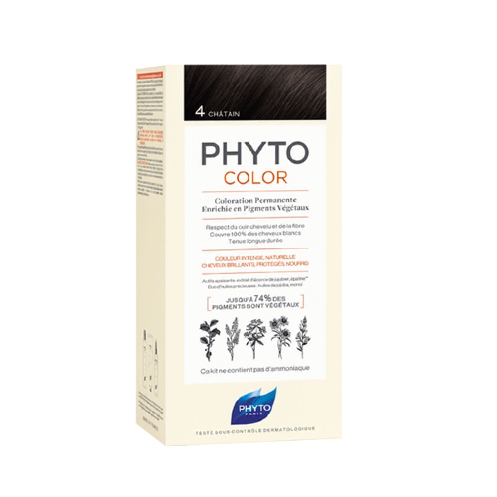 Phytocolor - Coloration permanente 4 Châtain