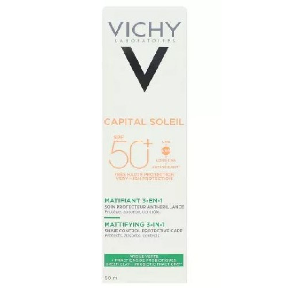 Vichy - Capital soleil Soin matifiant 3-en-1 SPF50+ - 50ml