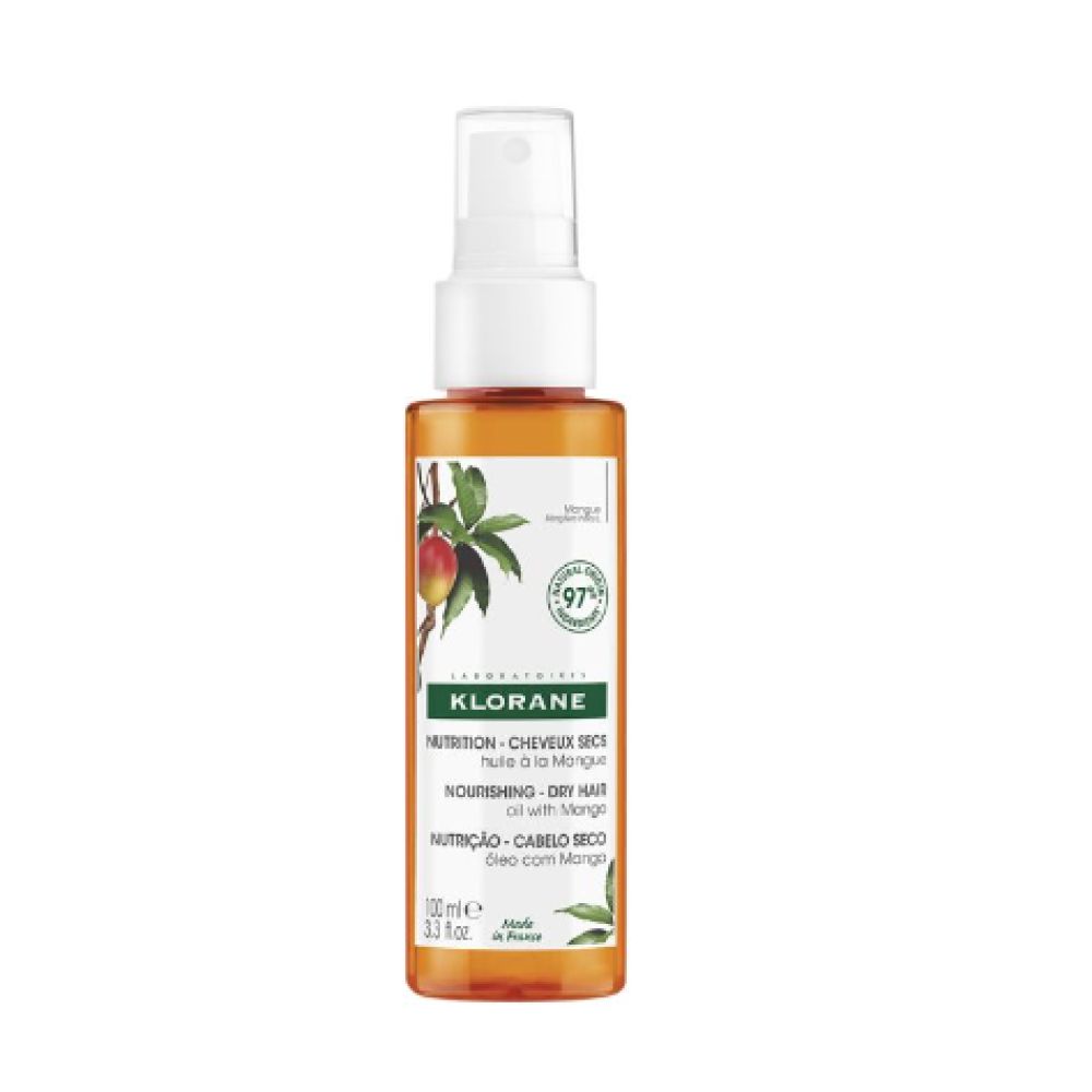 Klorane - Huile à la mangue cheveux secs - 100ml