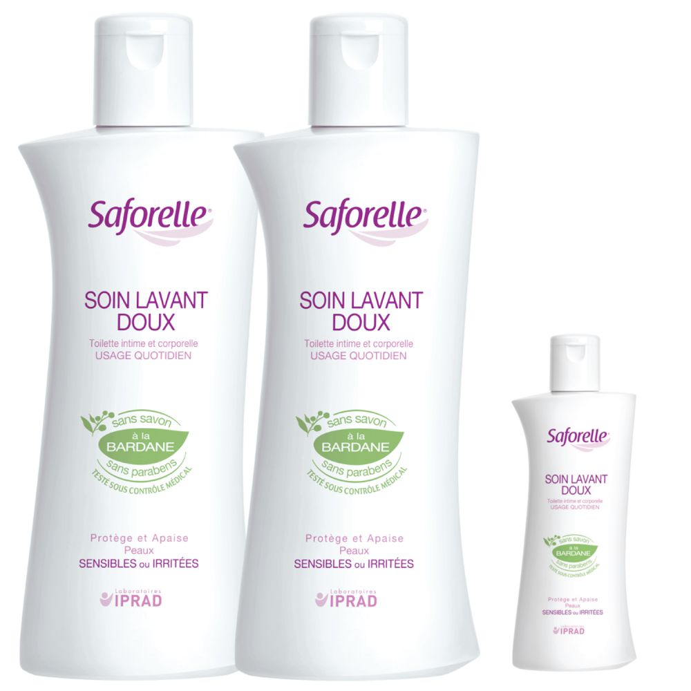 Saforelle - Soin lavant doux toilette intime et corporelle