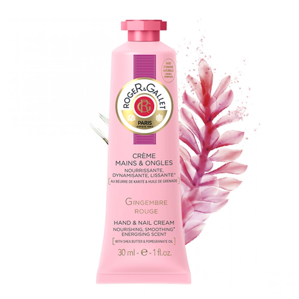 Roger & Gallet - Crème mains & ongles gingembre rouge - 30 ml