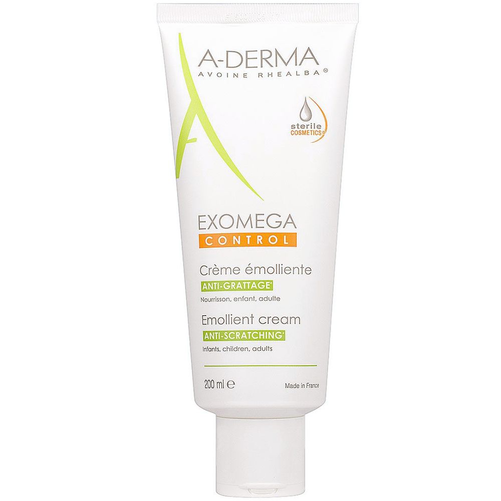 A-Derma - Crème émolliente anti-grattage Exomega control