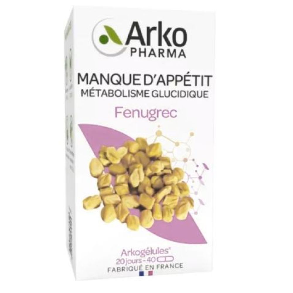 Arkopharma - Arkogelules Fenugrec Bio - 40 gélules