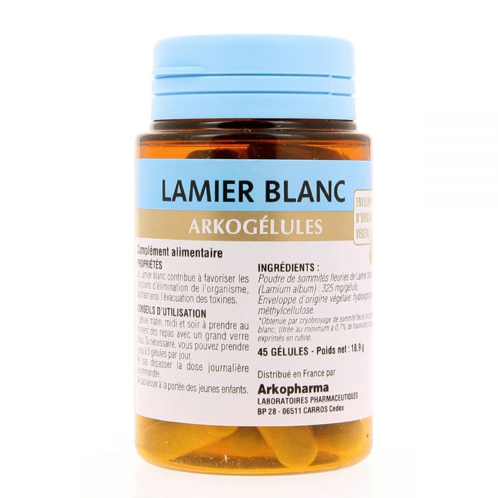 Arkopharma - Lamier blanc dépuratif - 45 gélules