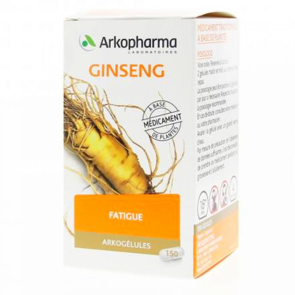 Arkopharma - Ginseng Fatigue - 150 gélules