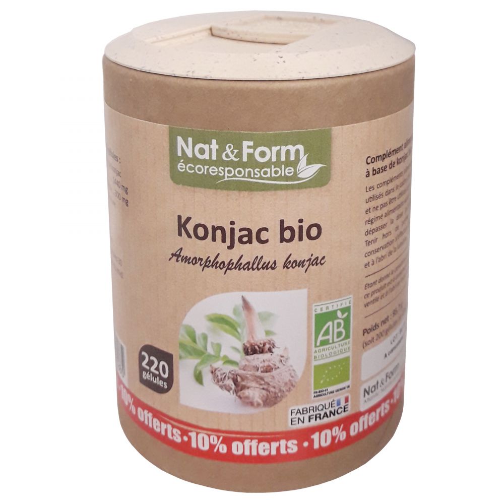 Nat & Form - Konjac Bio - Gélules