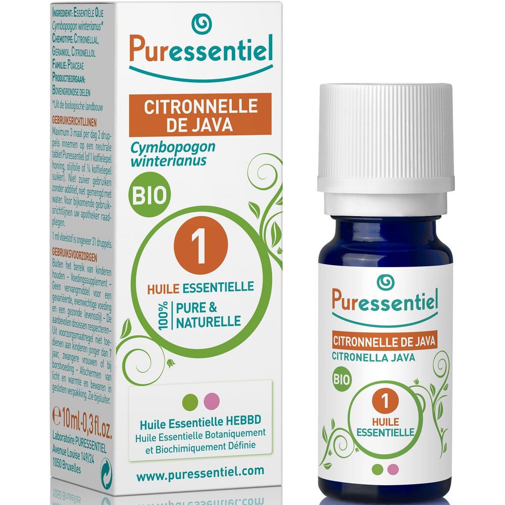 Puressentiel - Huile essentielle citronnelle de Java - 10 ml