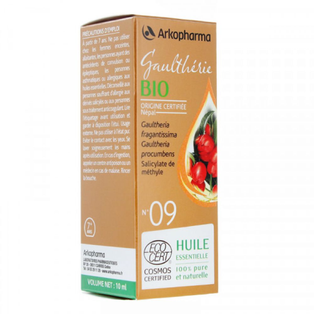 Arkopharma - Huile essentielle Gaulthérie N°09 - 10 ml