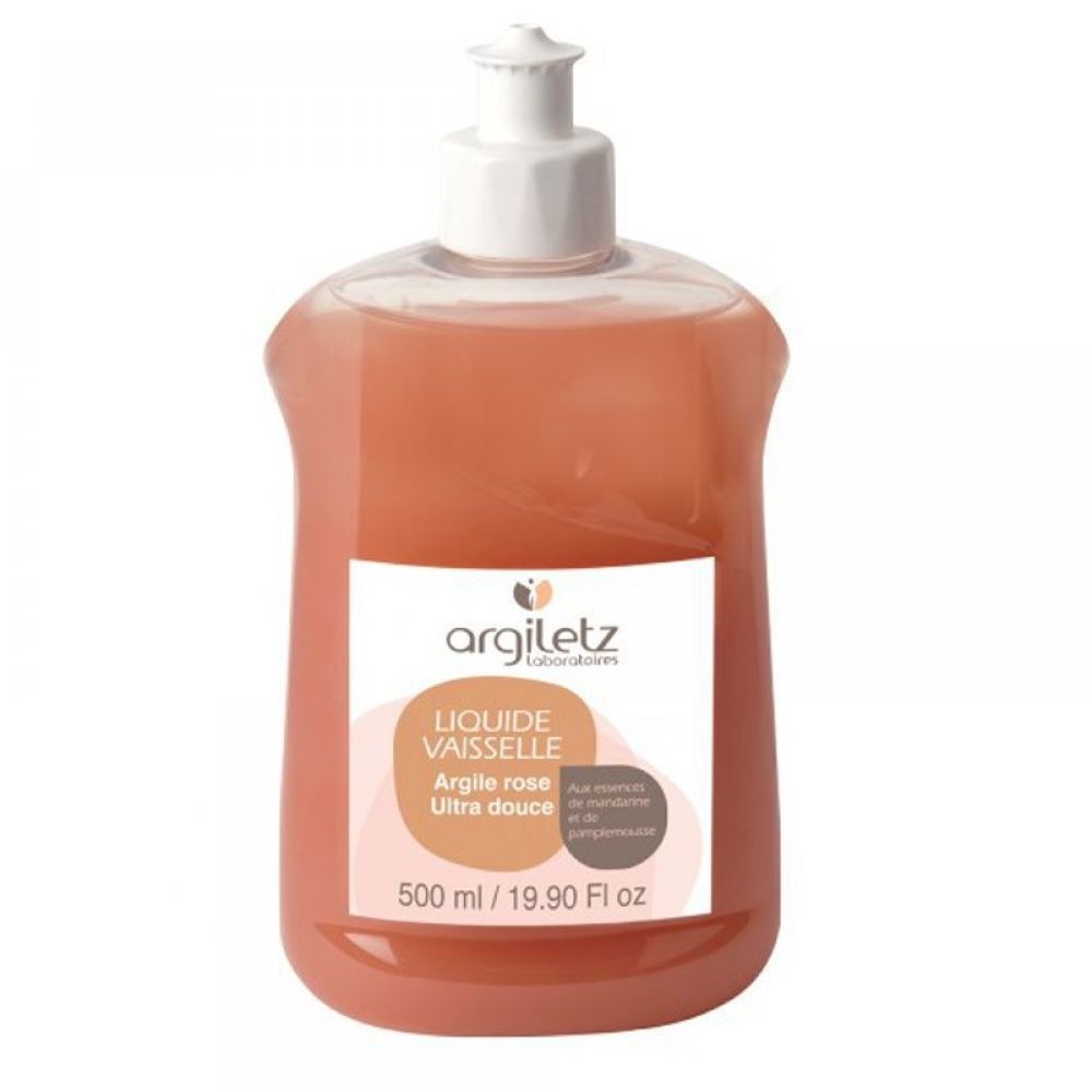 Argiletz - Liquide vaisselle argile rose - 500 ml