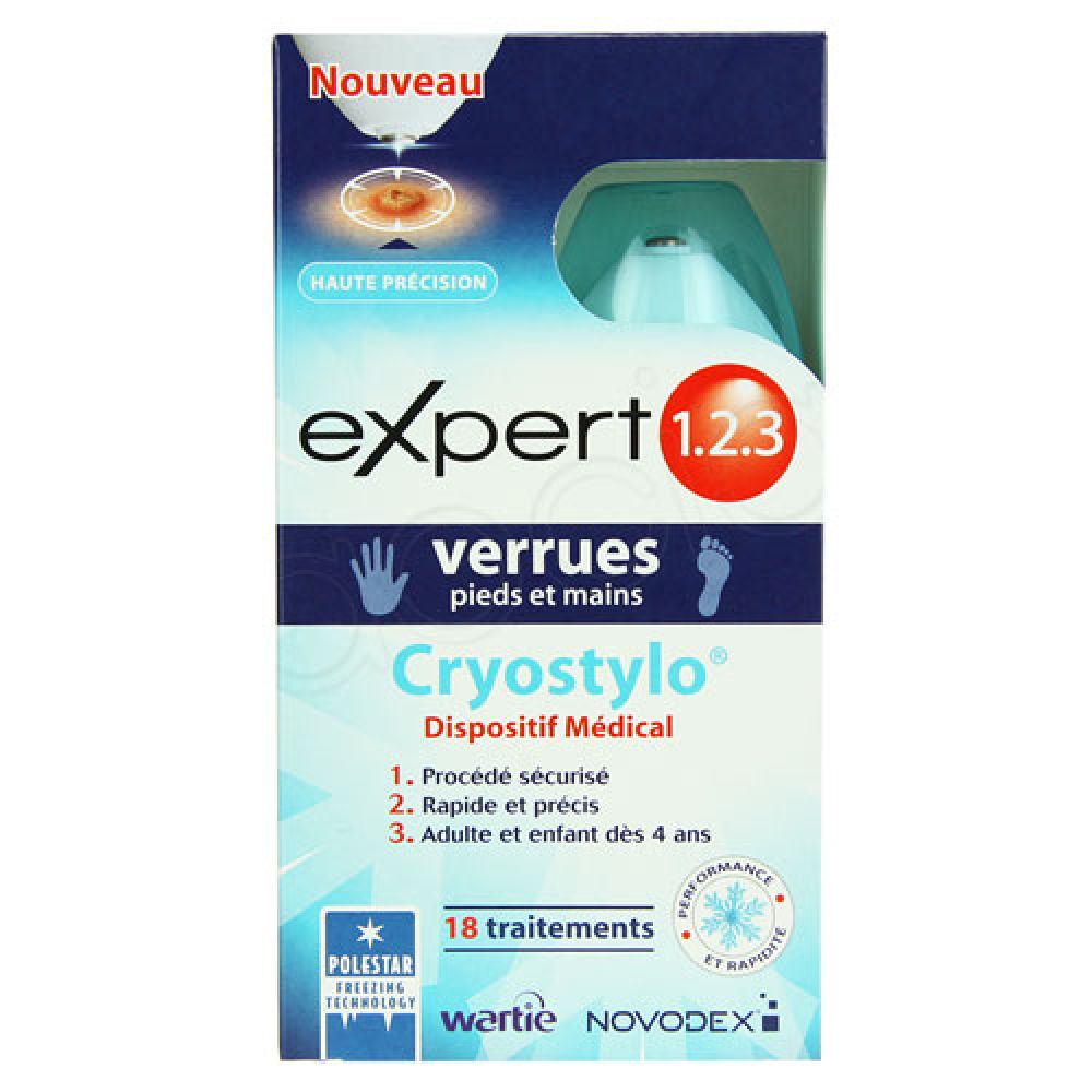 Expert 1.2.3 - Cryostylo Verrues - 18 traitements