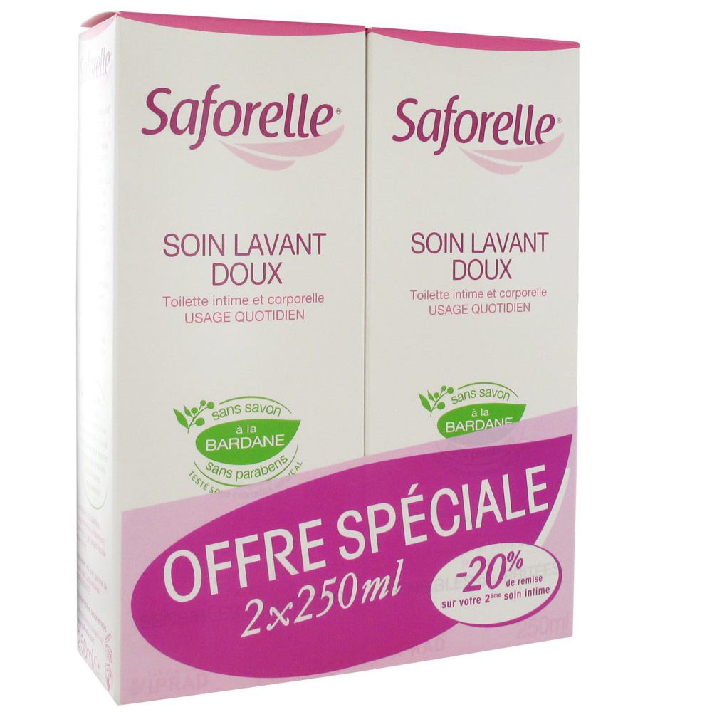 Saforelle - Soin lavant doux toilette intime et corporelle