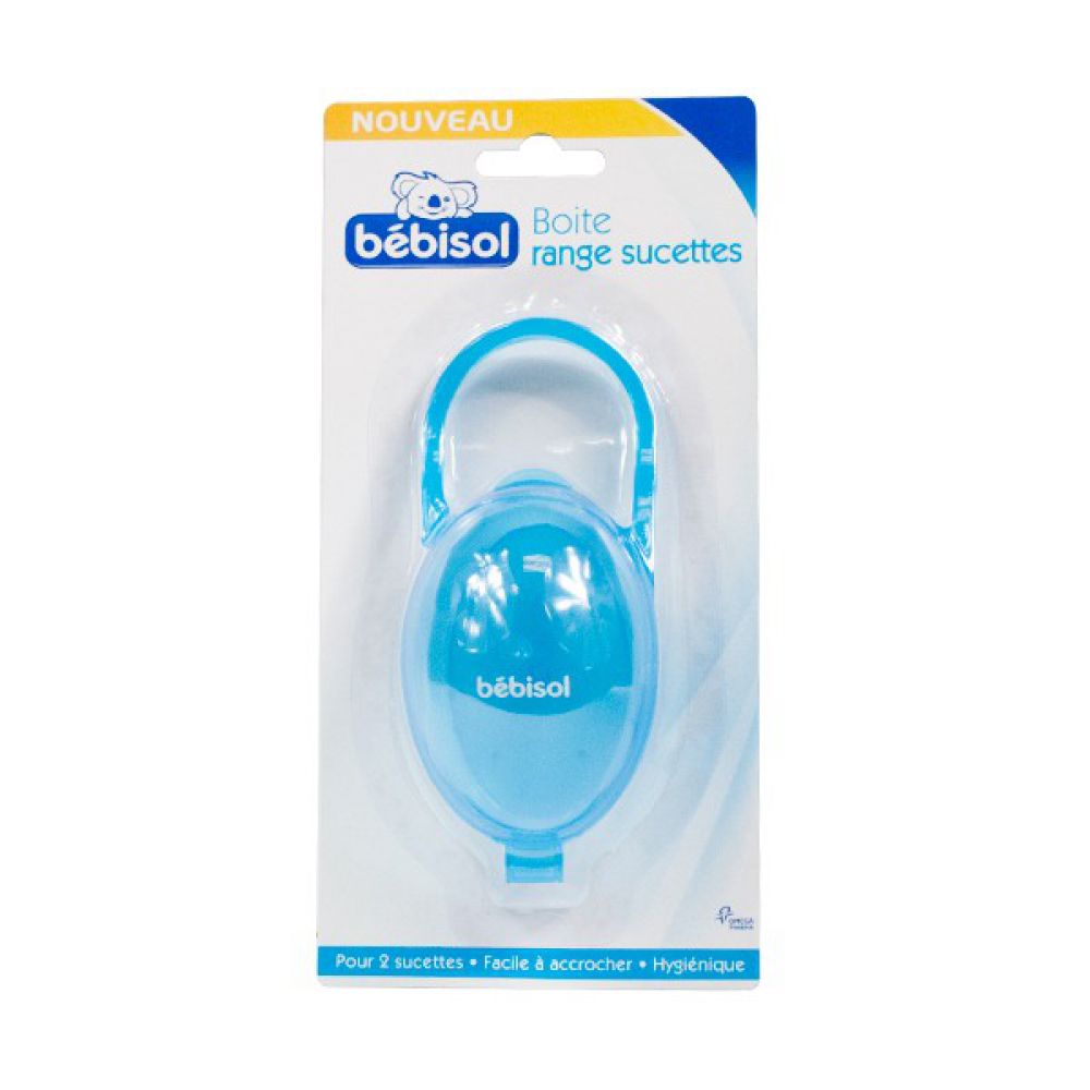 Bébisol - Boite range sucettes - Pour 2 sucettes