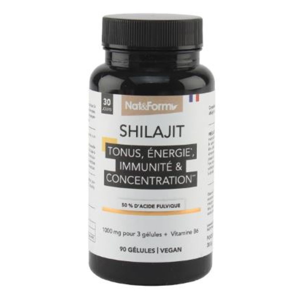 Nat&Form - Shilajit - 90 gélules