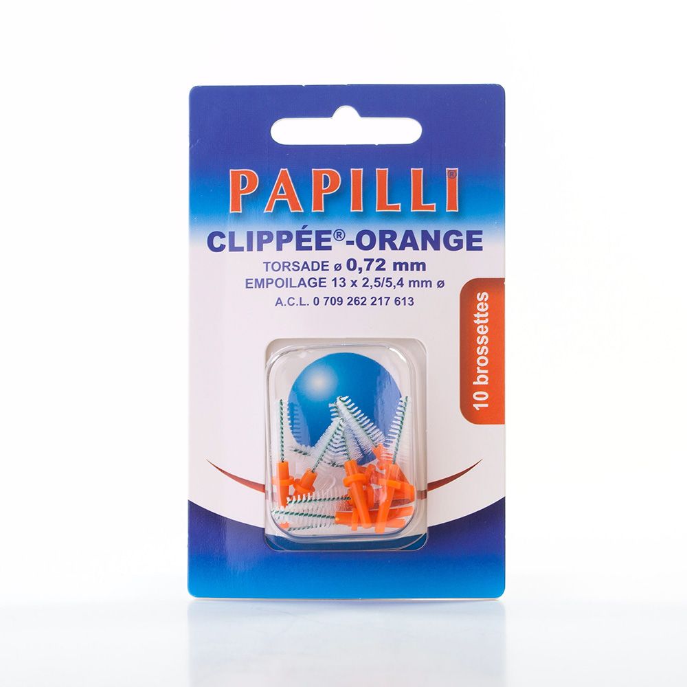 Papilli - Clippée - 10 brossettes