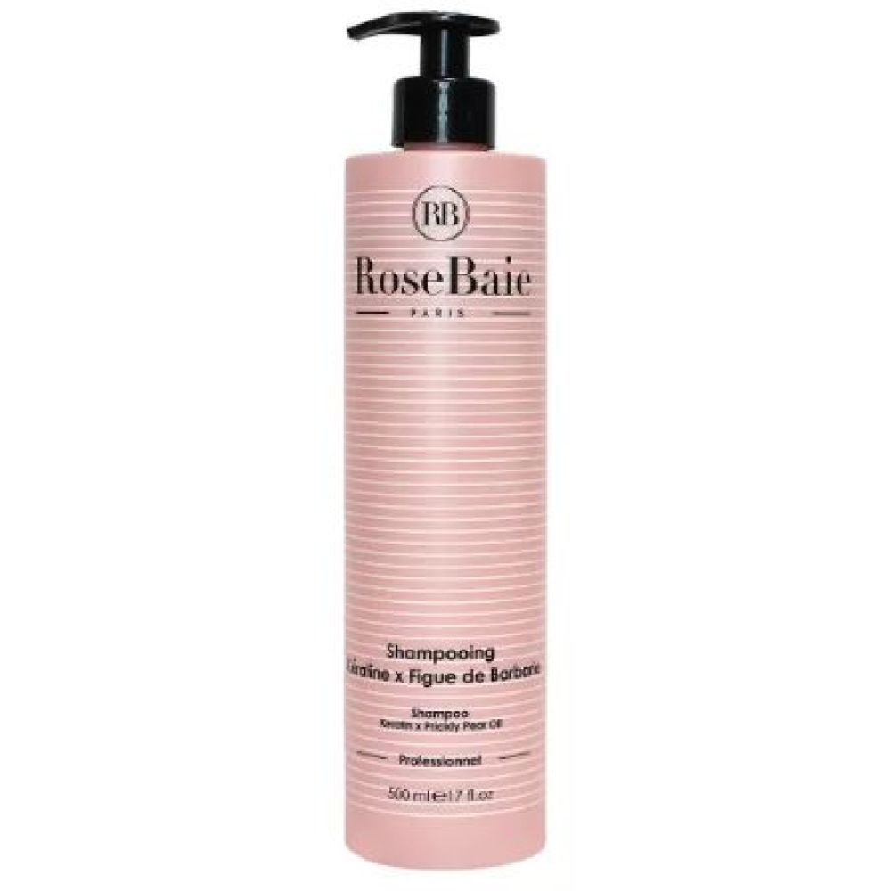 RoseBaie - Shampooing Kératine x Figue de Barbarie Professionnel - 500mL