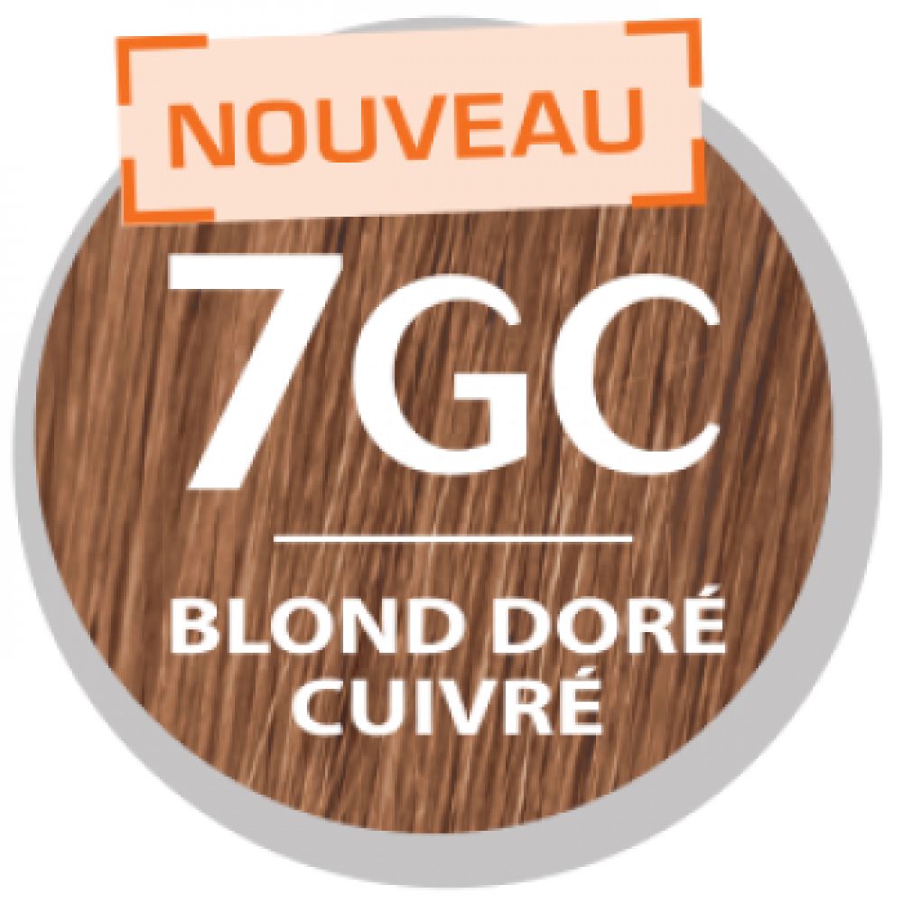 Color & Soin - Coloration Permanente - 7GC Blond doré cuivré