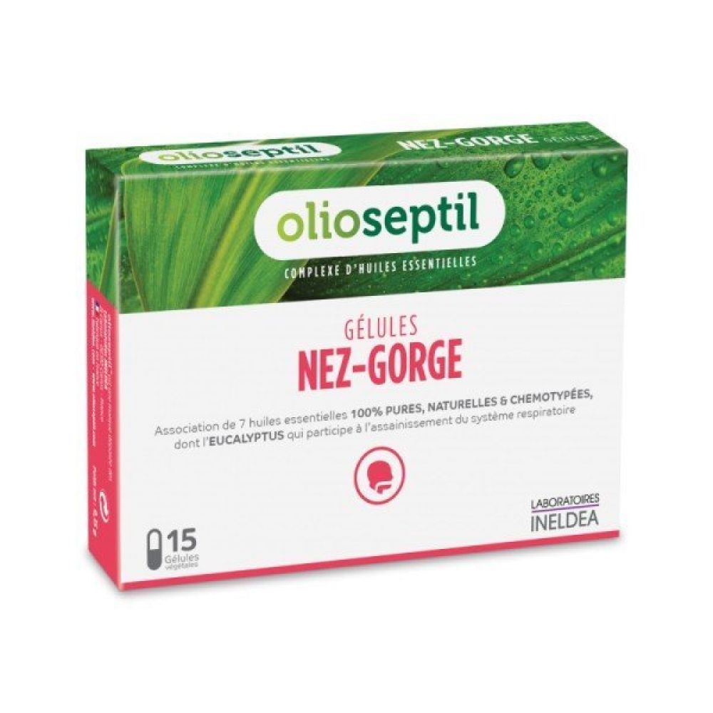 Olioseptil - Gélules nez gorge - 15 gélules