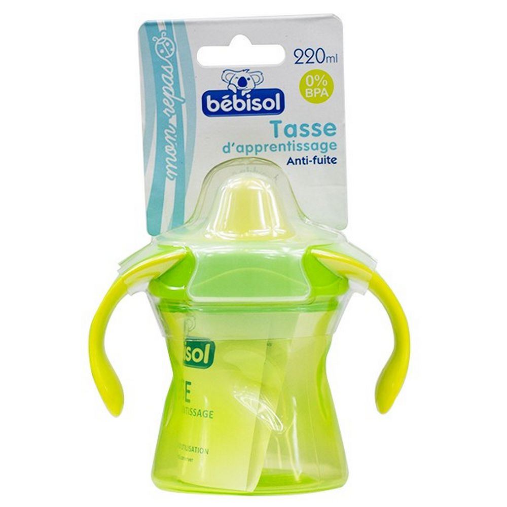 Bébisol - Tasse d'apprentissage anti-fuite - 220ml