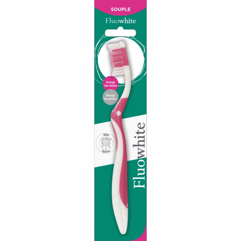 Fluowhite - Brosse à dents adulte