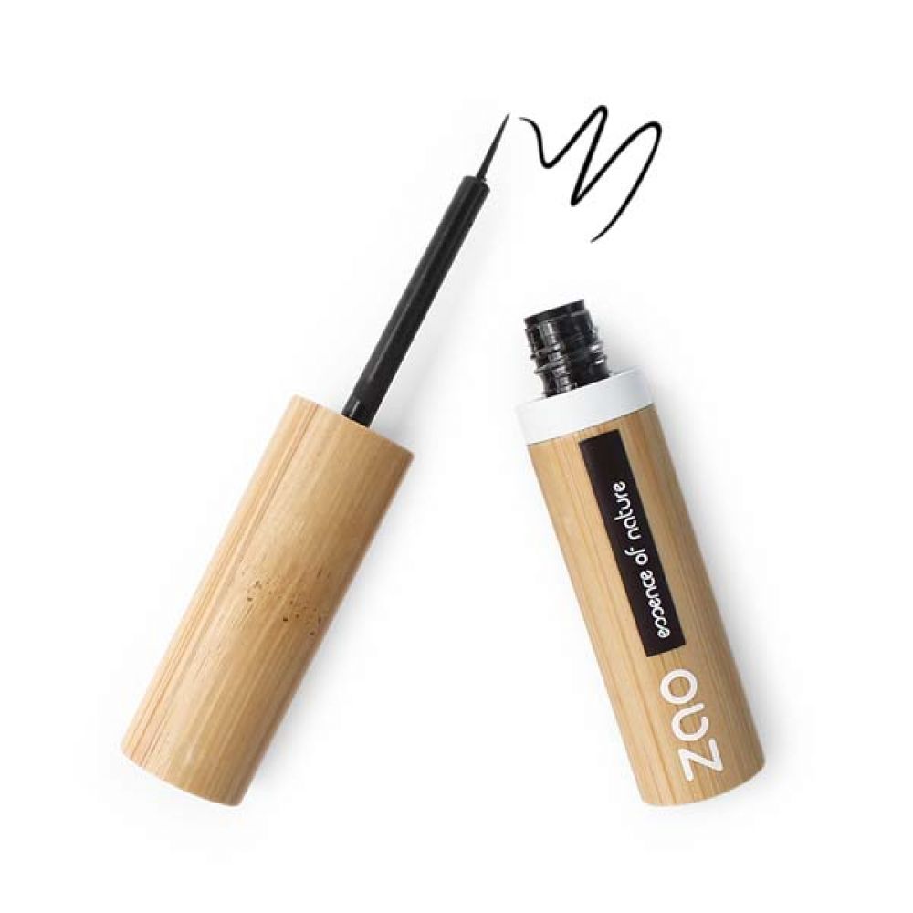 Zao - Eyeliner pinceau noir - N°070