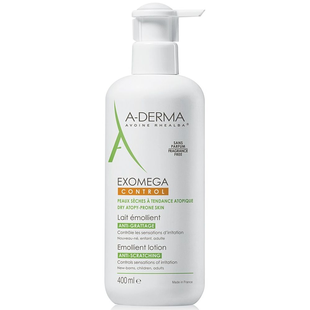 A-Derma - Lait émollient anti-grattage Exomega control