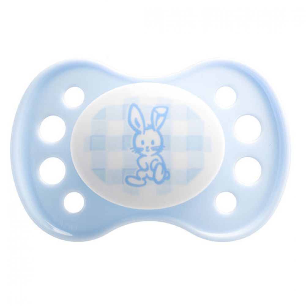 Dodie - Sucette anatomique symétrique silicone Lapin 0-2 mois