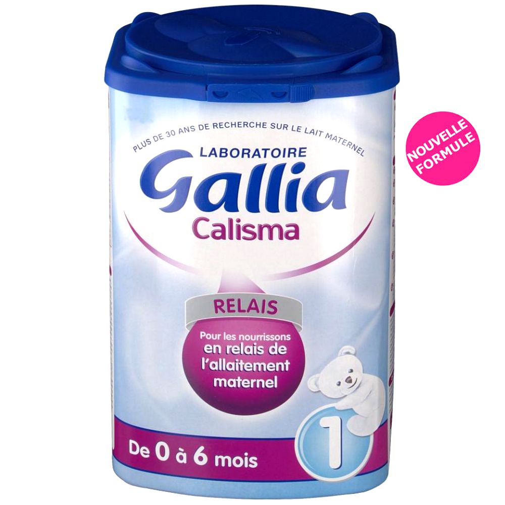 Gallia-lait gallia calisma relais allaitement 2e age de 6 mois a 1 an, 800g