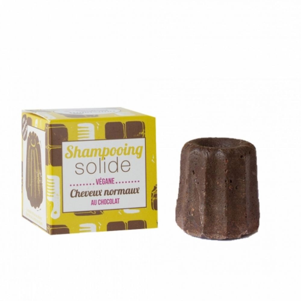 Lamazuna - Shampooing solide cheveux normaux chocolat - 55 g