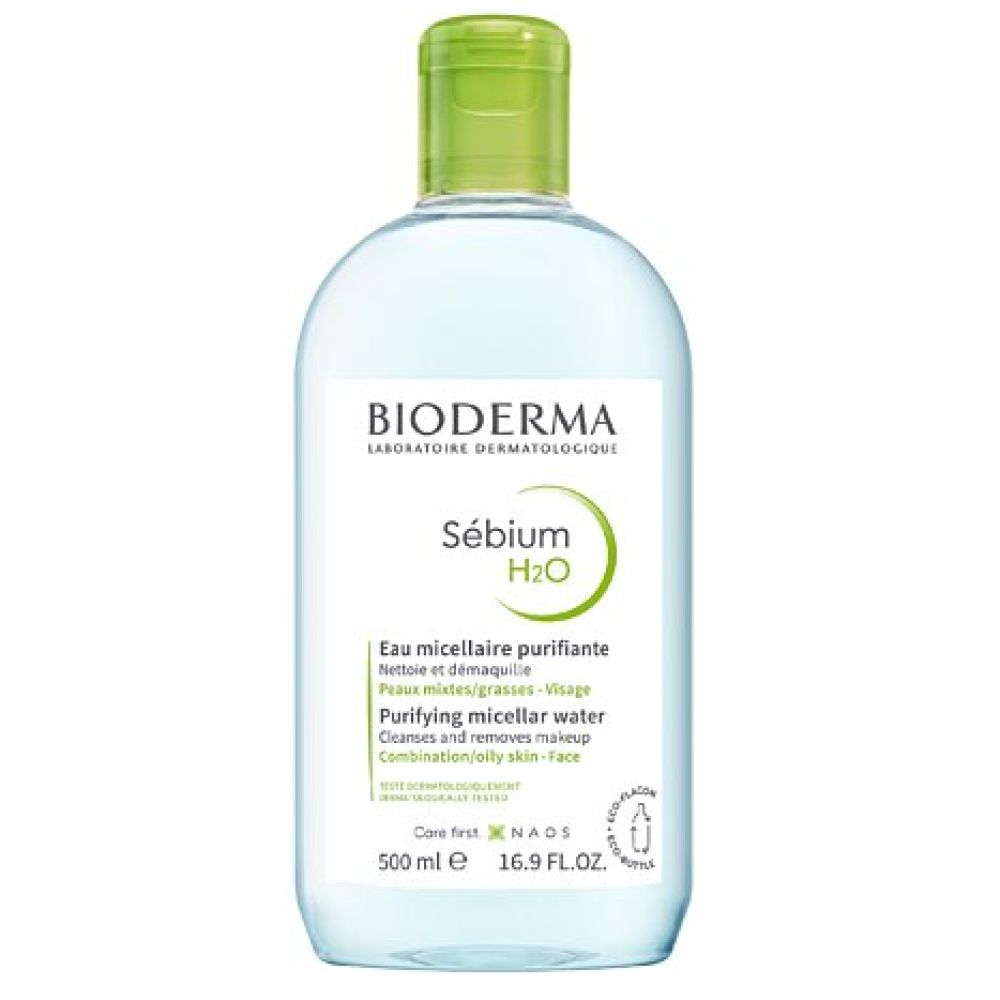 Bioderma - Sébium H2O Eau Micellaire Purifiante - 500mL