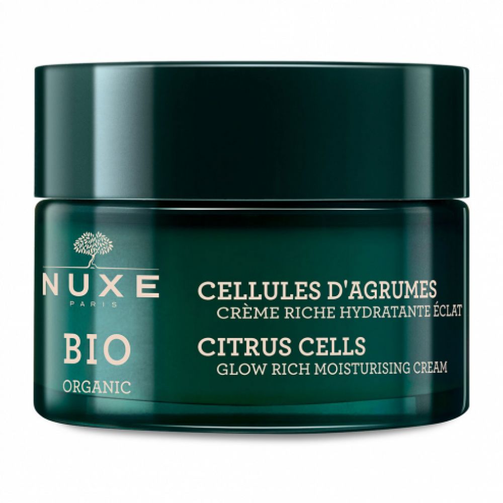 Nuxe Bio - Cellules d'Agrumes Crème riche hydratante éclat - 50ml