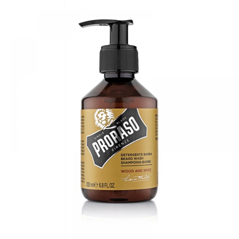 Proraso - Shampooing-barbe wood and spice - 200 ml