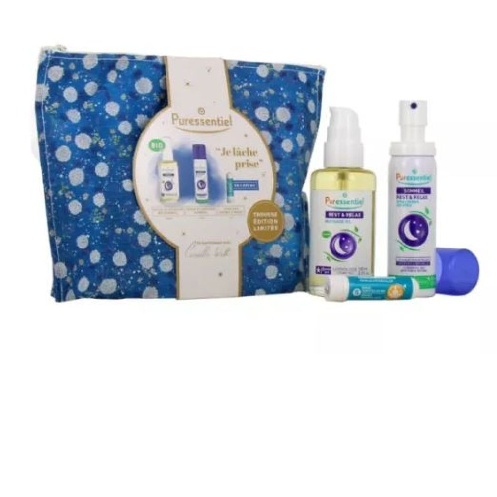 Puressentiel - Trousse Aroma kit "Je lâche prise" édition limitée - 100mL/75mL/1mL