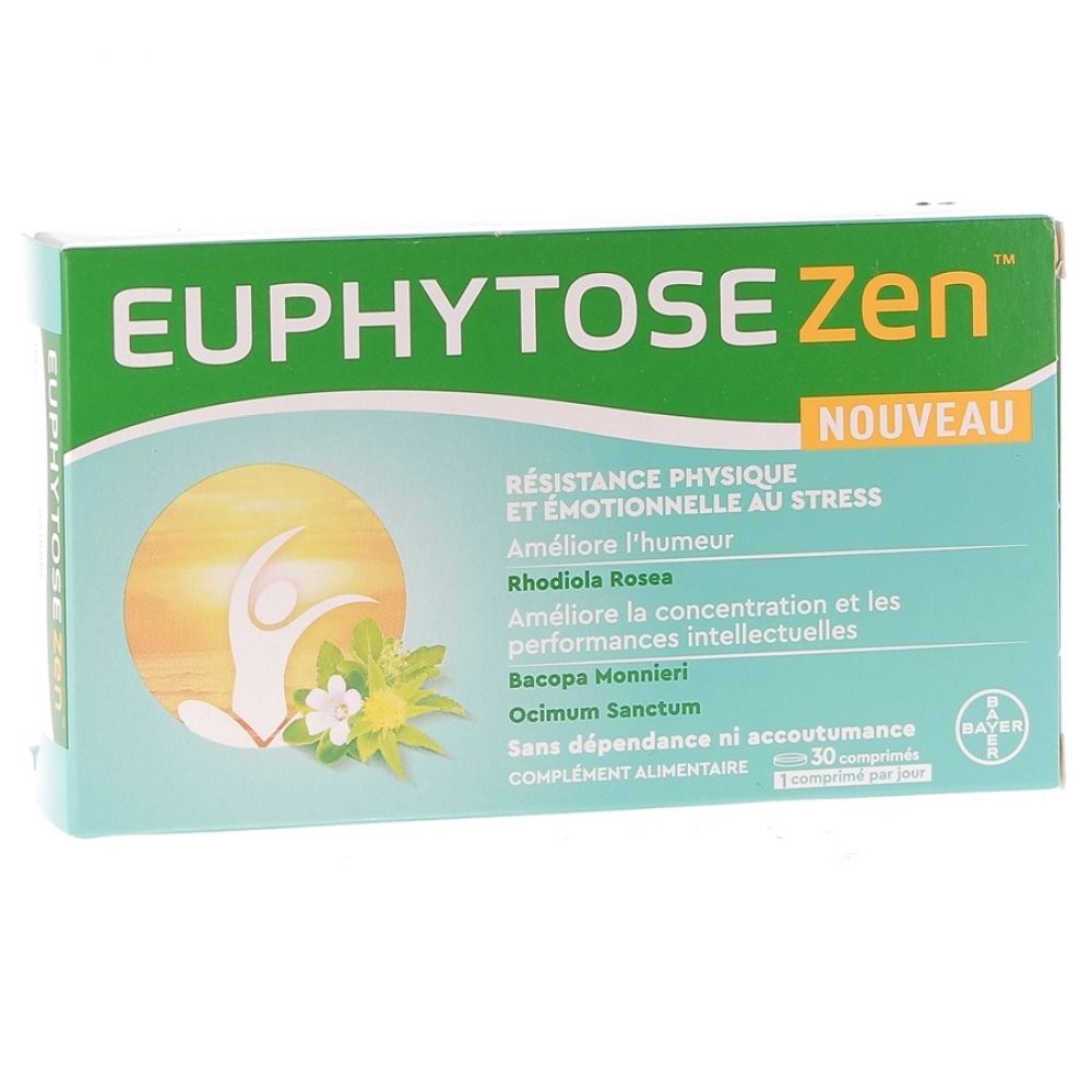 Bayer - Euphytose Zen - 30 comprimés