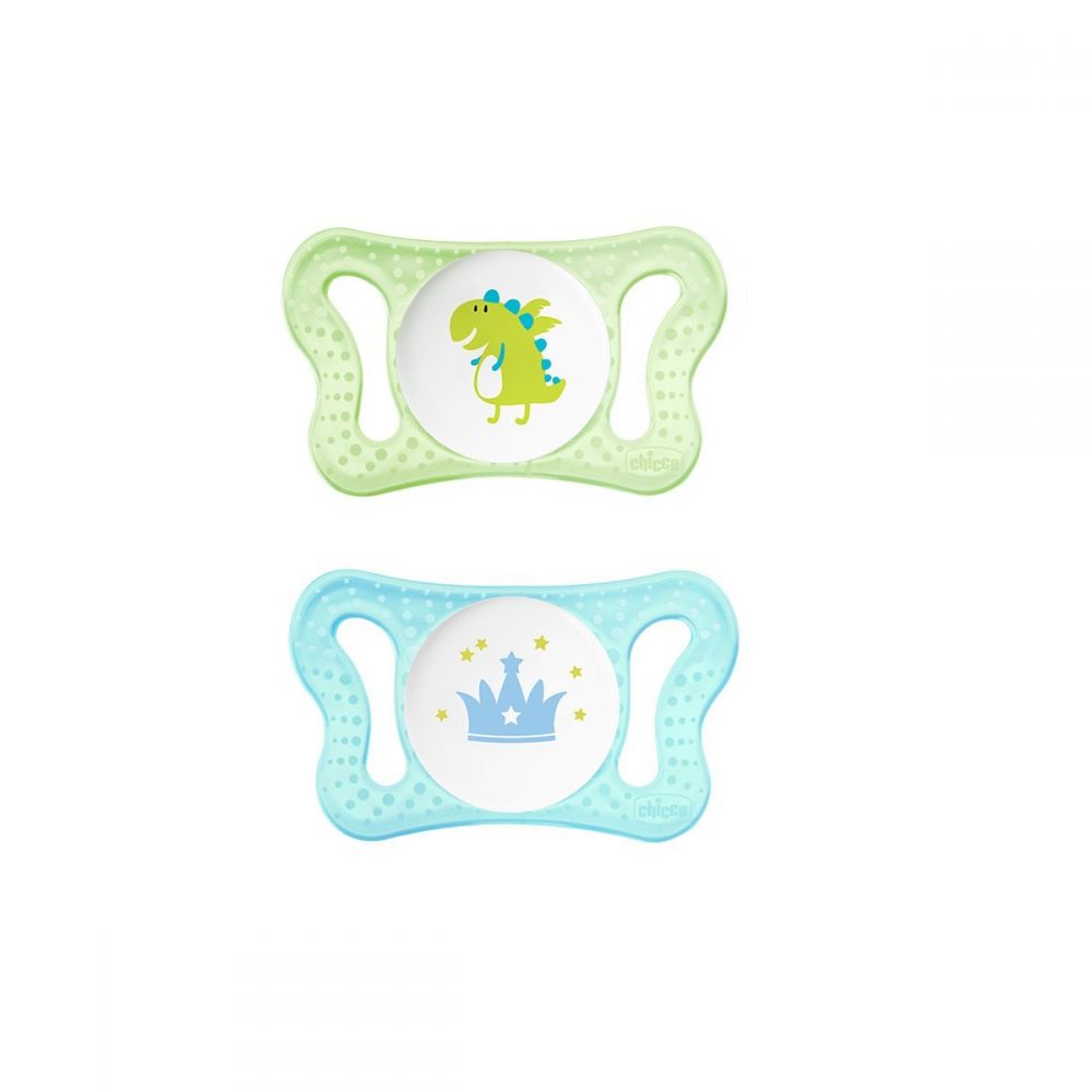 Chicco - Sucette Physio Micrò Silicone 0-2 mois - 2 sucettes