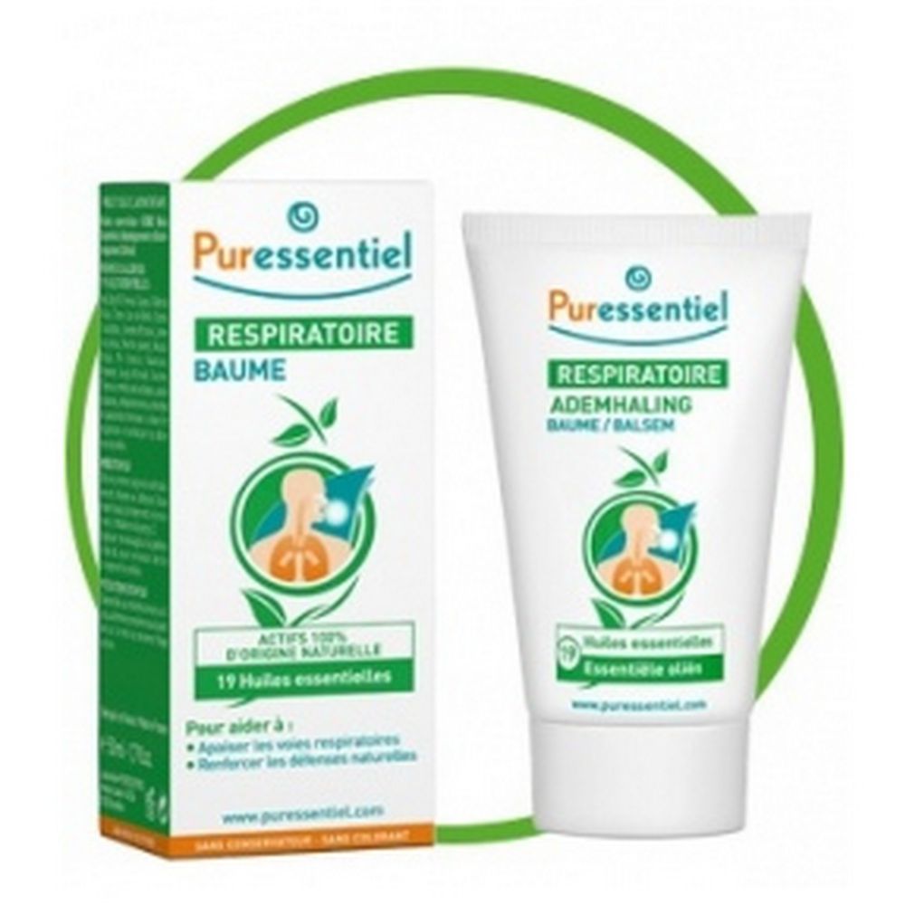 Puressentiel - Baume Respiratoire aux 19 huiles essentielles - 50ml