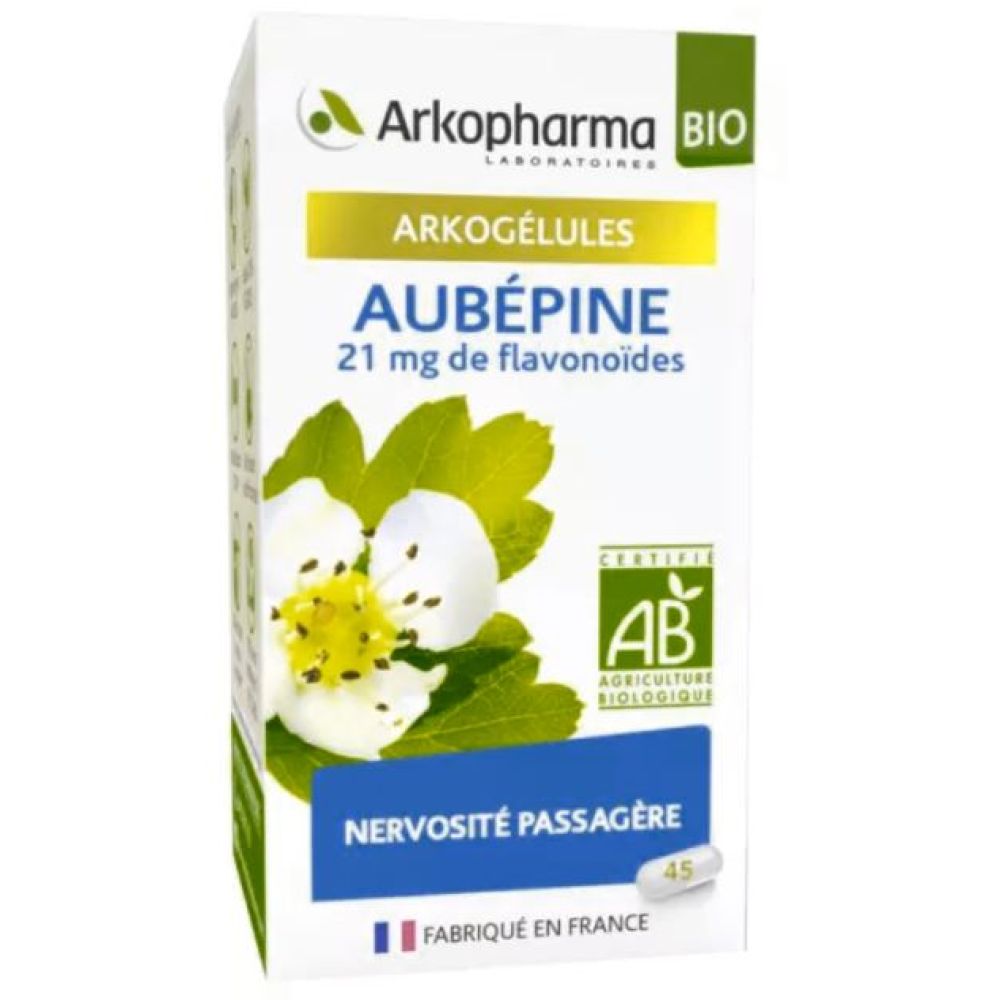 Arkopharma - Arkogélule Aubepine Bio - 45 gélules
