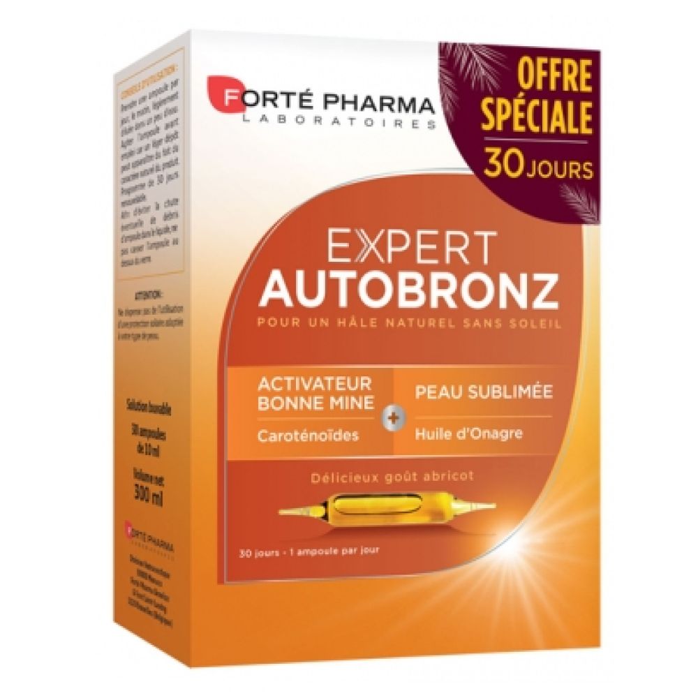 Forté pharma - Expert Autobronz - programme de 30 jours