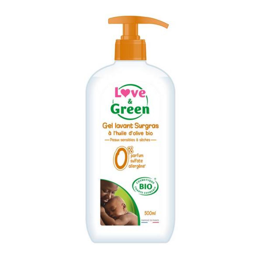 Love & Green - Gel lavant surgras - 500 ml