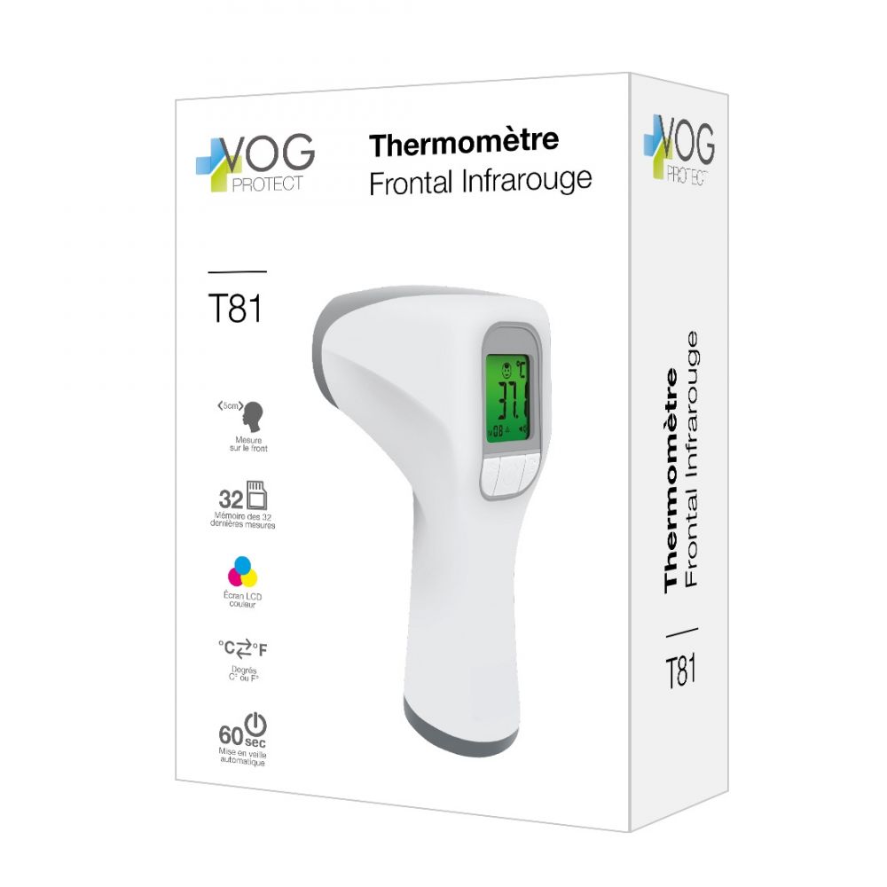 VOG Protect -Thermomètre frontal infrarouge