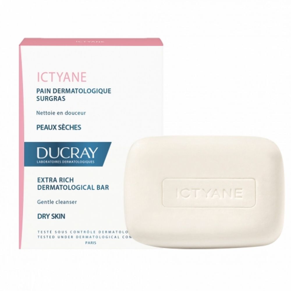 Ducray - Ictyane pain dermatologique surgras - 100 g
