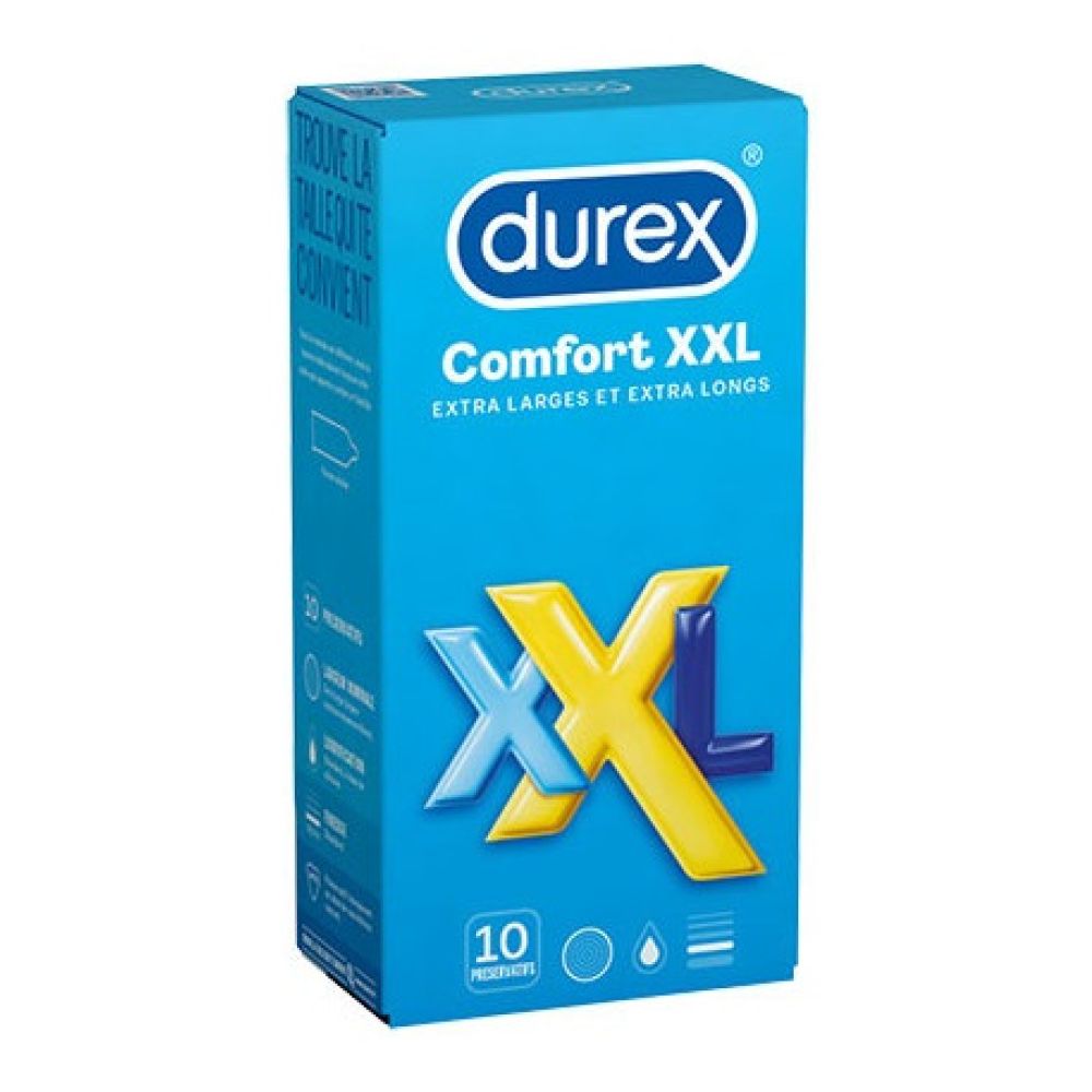 Durex - Comfort XXL - 10 préservatifs