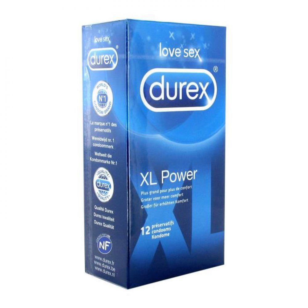 Durex - XL Power - 12 préservatifs