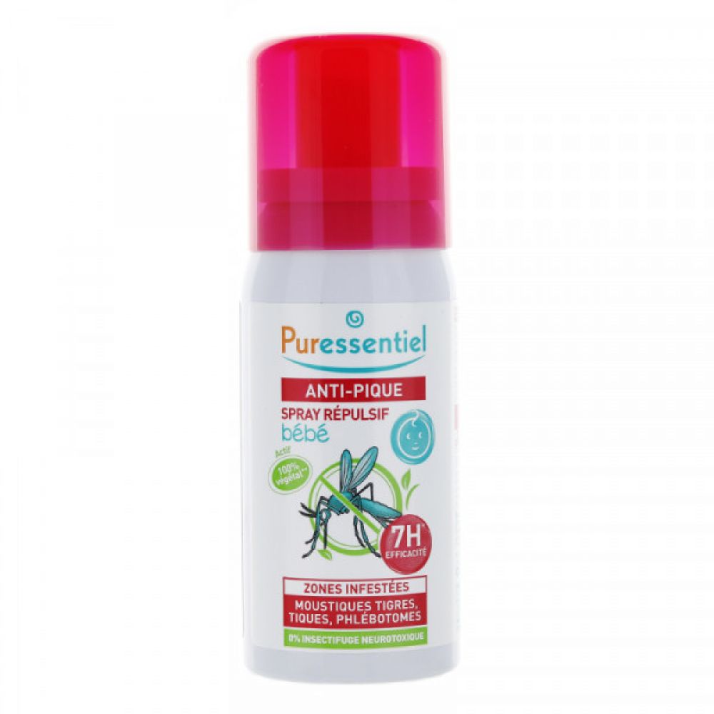 Puressentiel - Anti-pique spray répulsif bébé - 60 ml